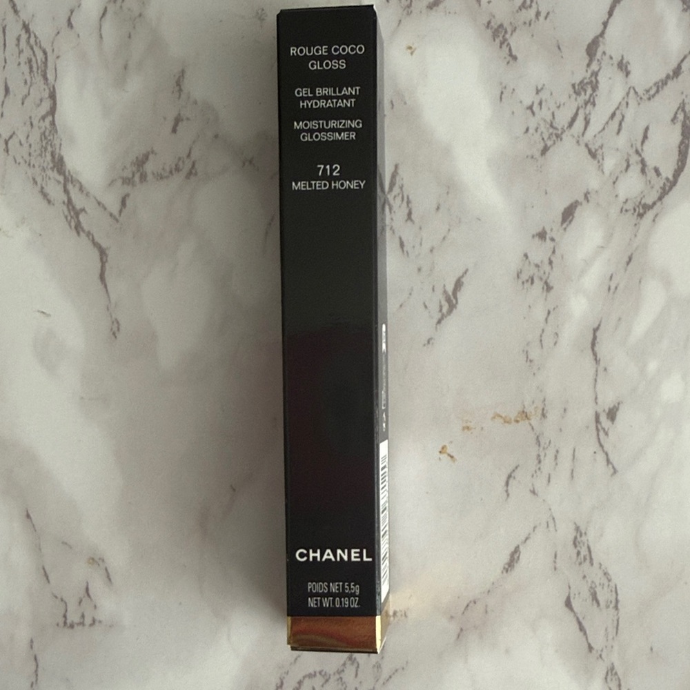 CHANEL Rouge Coco Gloss 712 Melted Honey - Sheer Gold Honey Tone